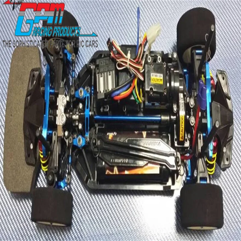 Задний рычаг из сплава GPM с штифтами и фотоэлементами-1PR для TAMIYA GF01 серия TL01 1:10