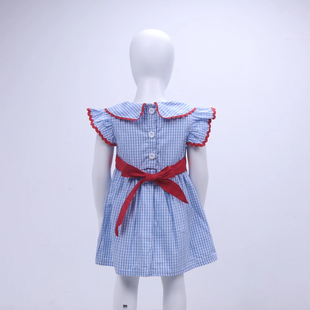 Одежда для новорожденных девочек 1-7 лет летнее платье малышей детская одежда