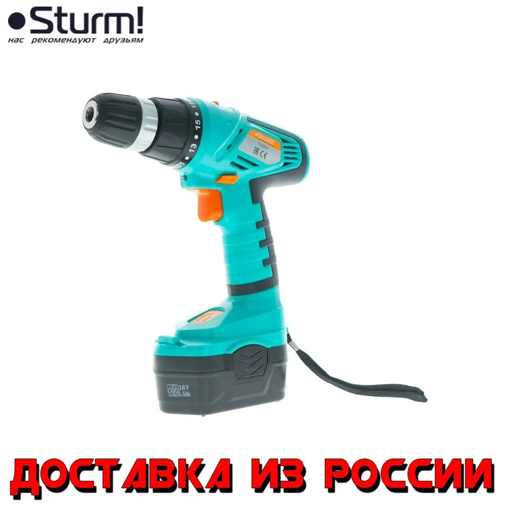 Аккумуляторный шуруповерт Sturm! CD3318|Электрические отвертки| |