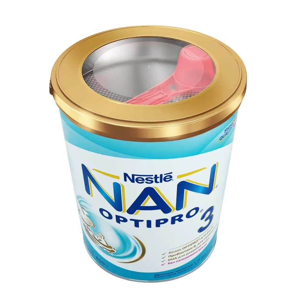 НАН 3 Оптипро напиток молочный сухой детское молочко 800г | Мать и ребенок