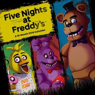 Плакат 5 Ночей с Фредди Five Nights at Freddy's ФНАФ Аниматроники №35 А4|Наклейки на стену| |