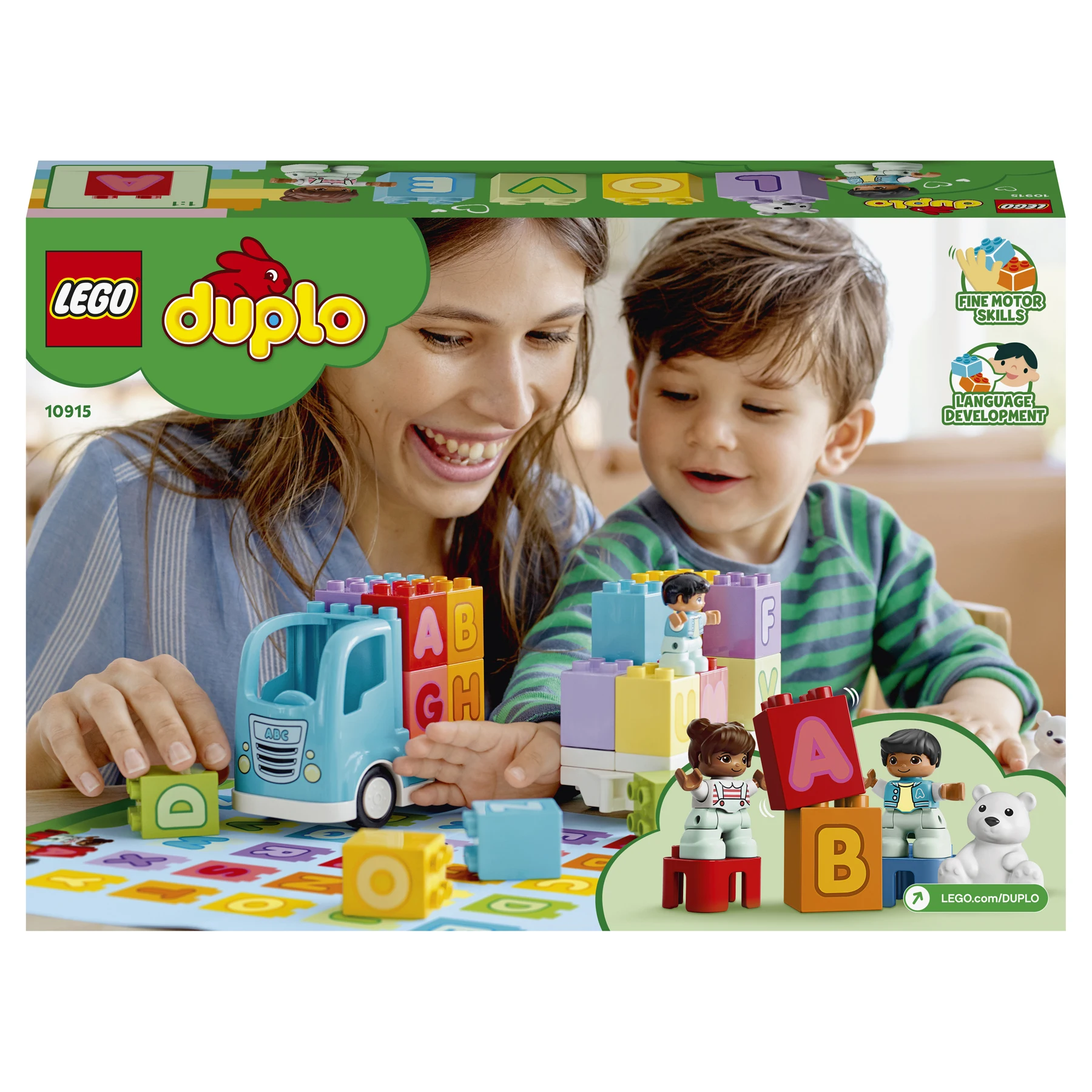 Конструктор LEGO DUPLO Creative Play 10915 Грузовик Алфавит