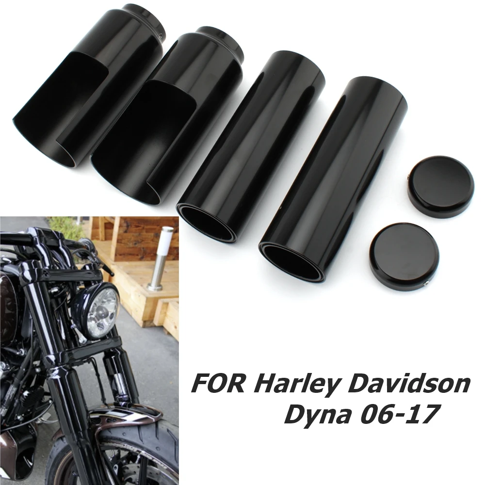 

Крышка вилки полностью черная для Harley Davidson Dyna 06-17