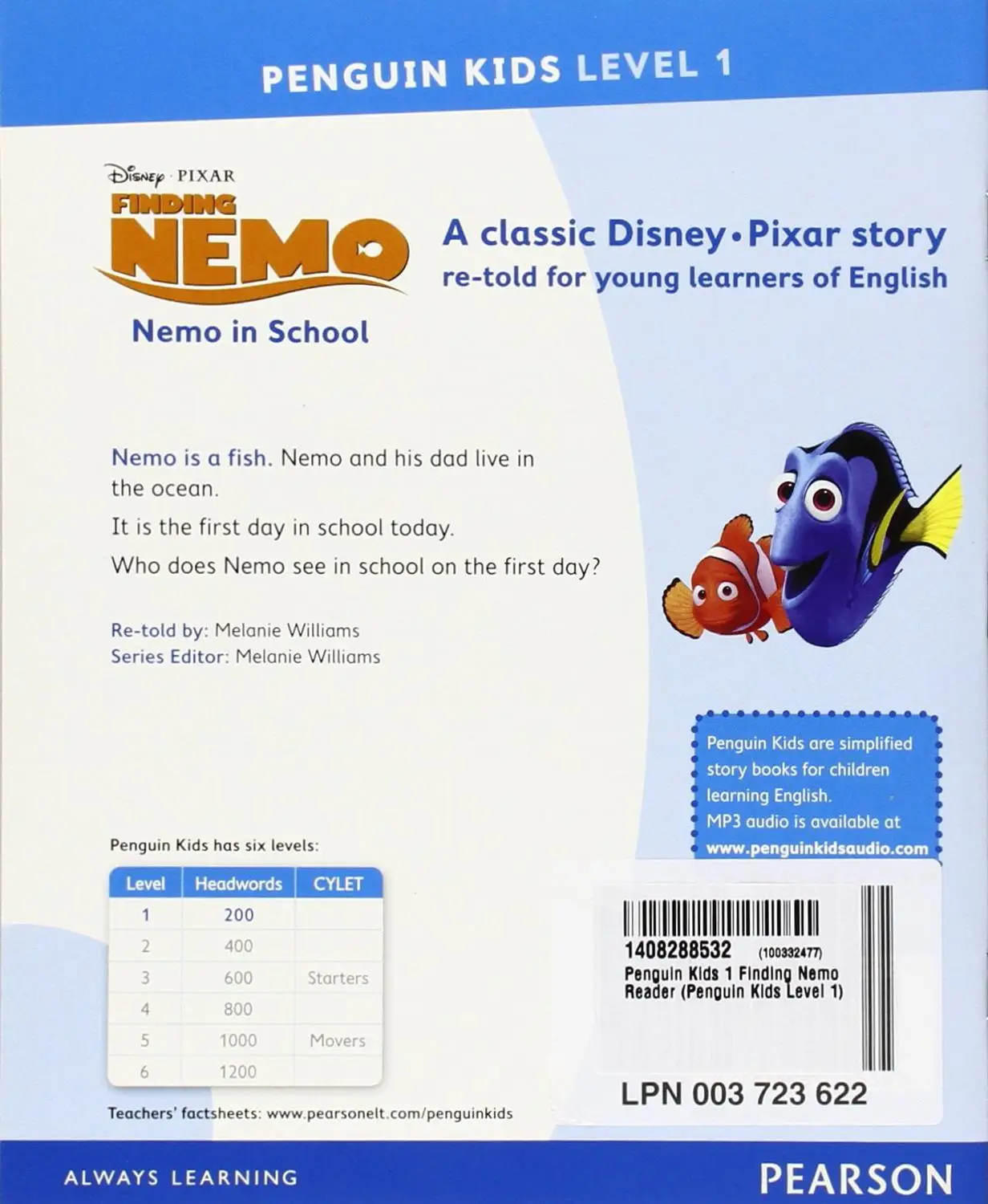

Finding Nemo: Nemo in School English Book Children Story Book English Classic Story Book