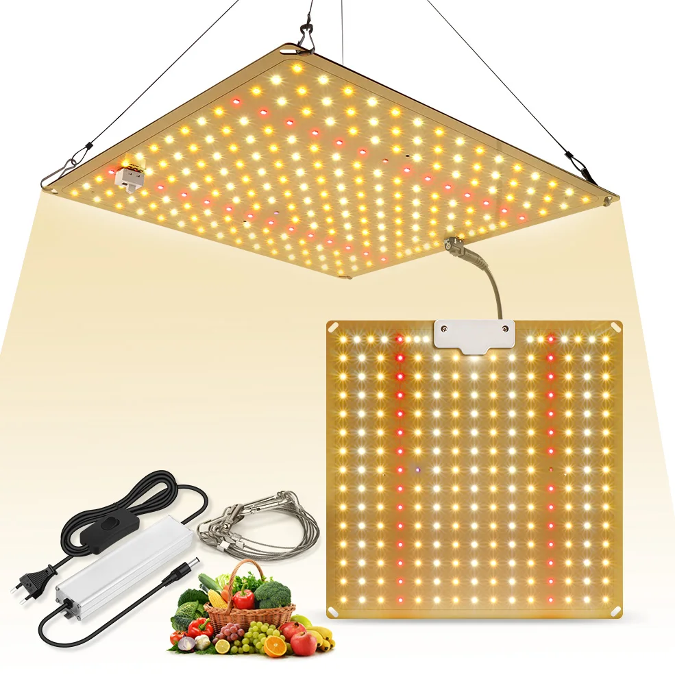 Бесшумная бесвентиляторная Квантовая Светодиодная панель для выращивания
