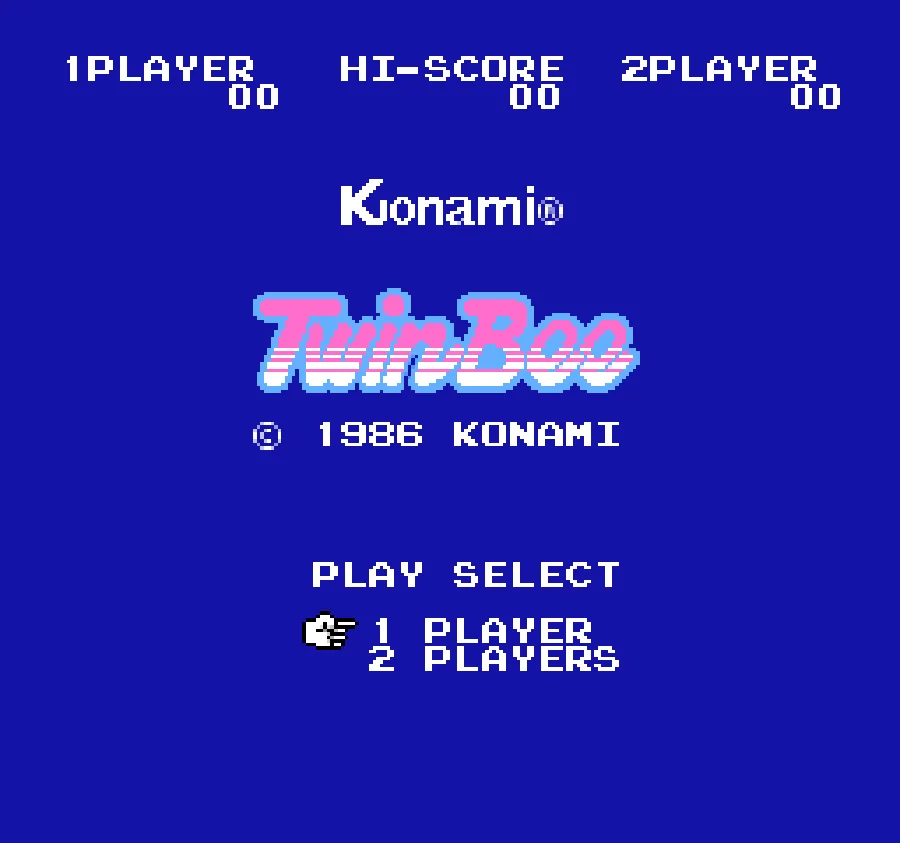 Twin Bee | Famicom Disk System Konami 1986 