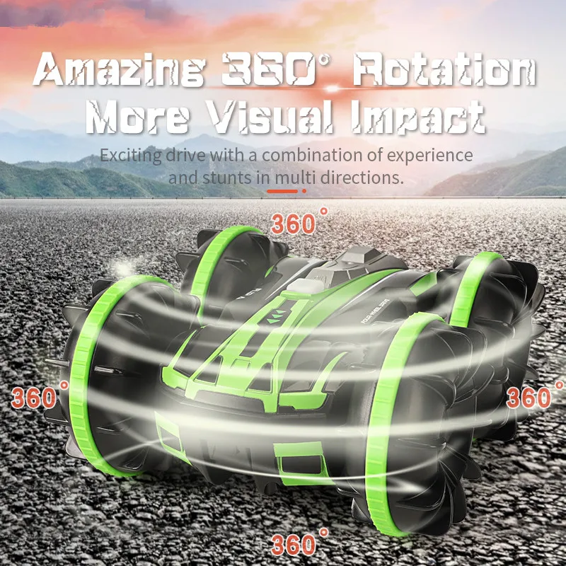 jjrc q81 120 24g 2 в 1 двухсторонний амфиби