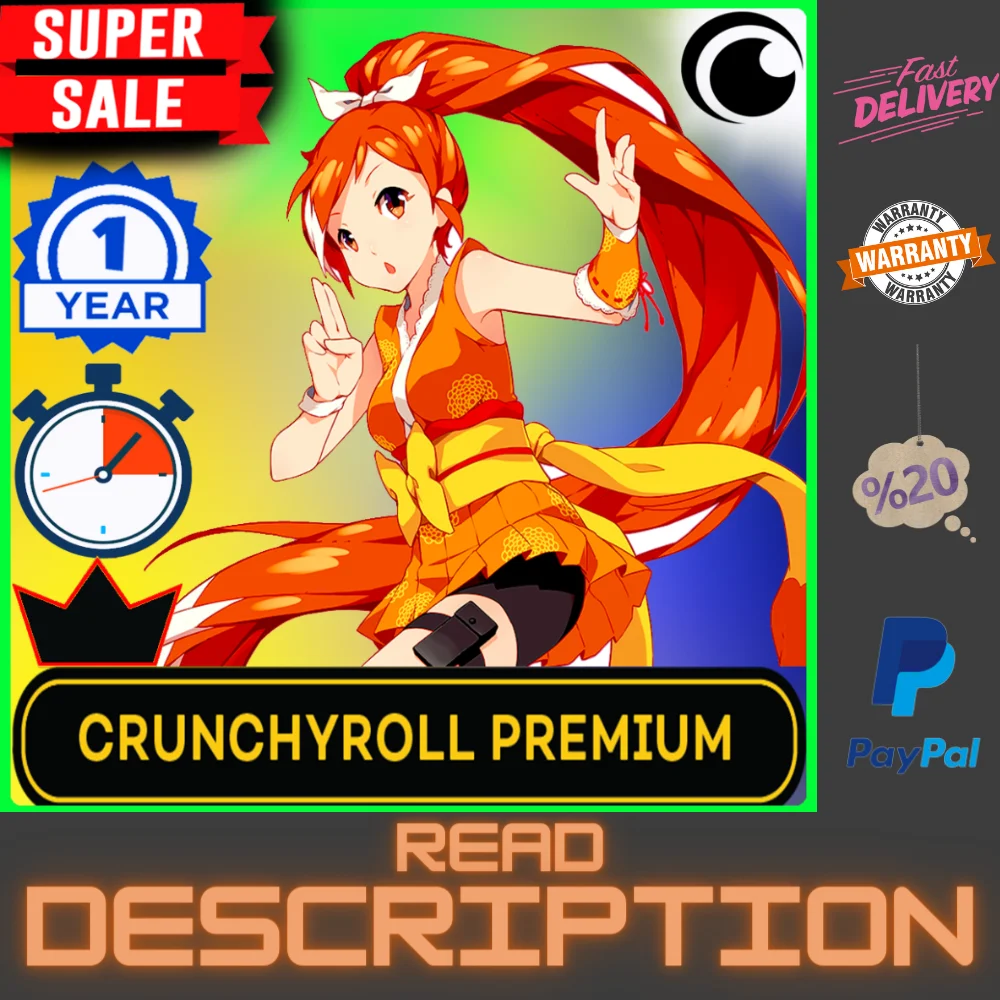 

{ACC⭐Crunchyroll Premium 4K Ultra HD⭐1 Screen⭐Global⭐WARRANTY⭐}