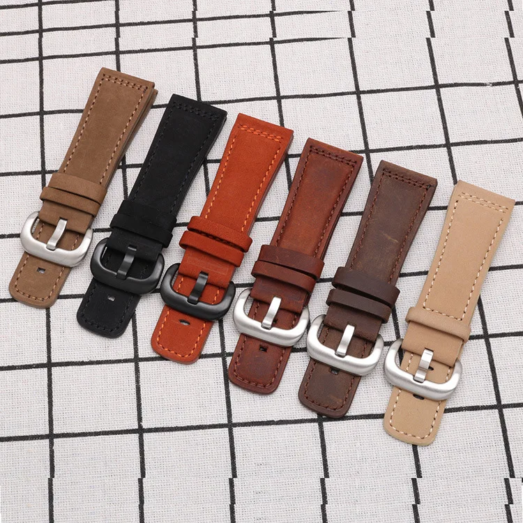 

Leather Wristband Fits Seven Fridays M1 P1 P3 S Q Series 28mm Men's Watch Band