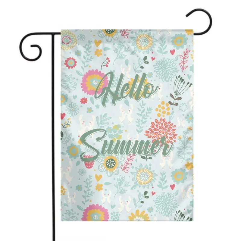 

Plants Flowers Flag Garden Flags Personalized Yard Flags Decoration 12''X18'', Add Your Own Picture Text Logo House Lawn Banner