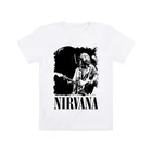 Детская футболка хлопок nirvana kurt cobain