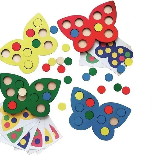 Деревянная мозаика игра бабочка обучающая Дидактическая игрушка для детей |