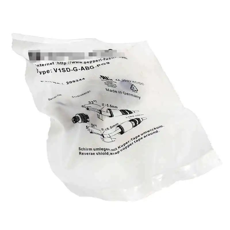 

V1SD-G-ABG-PG9 4-pin M12 Cable Male Connector Non Pre-wired V1SDGABGPG9