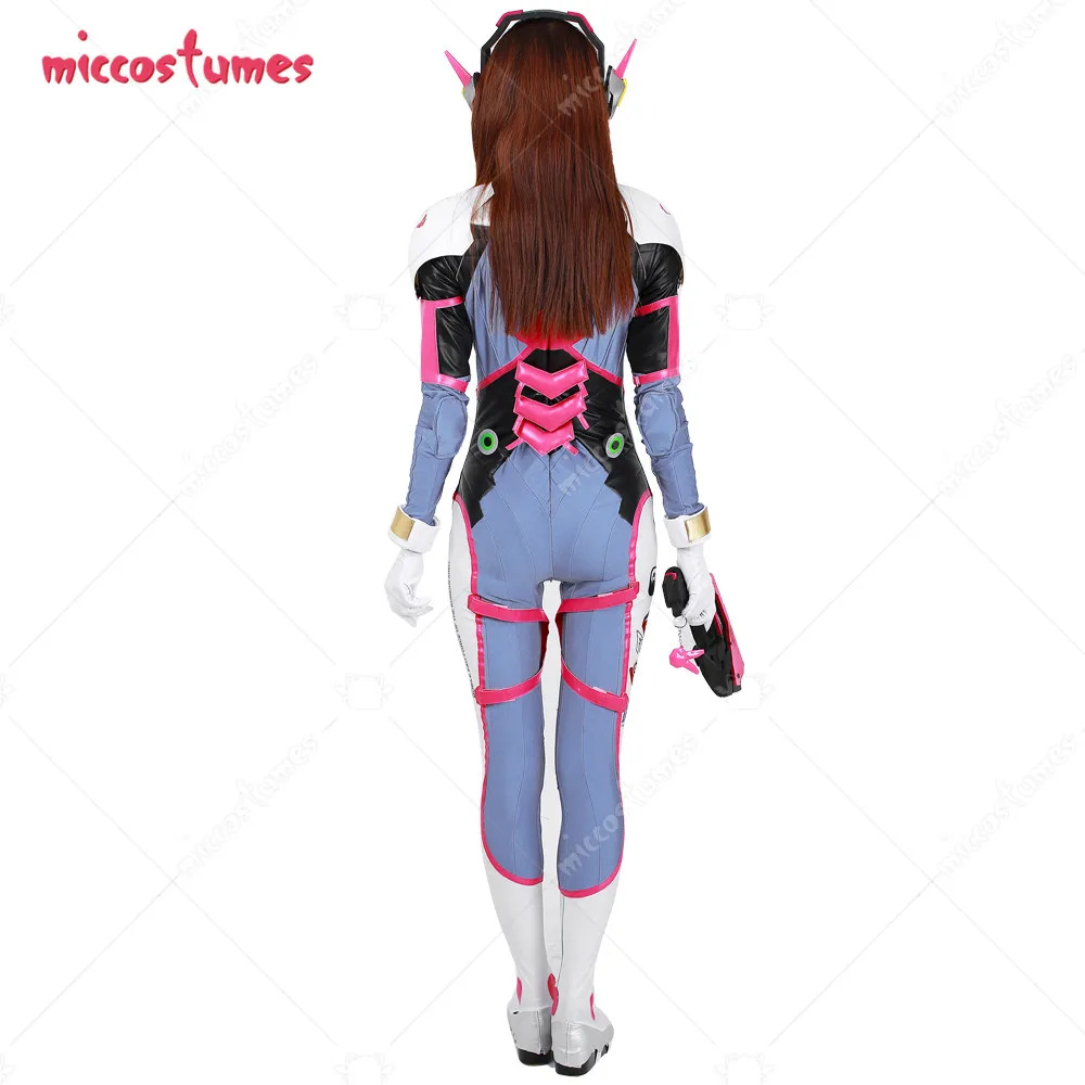 D.Va Hana Song Cosplay Costume Women Halloween Outfit Zentai Bodysuit Jumpsuit |