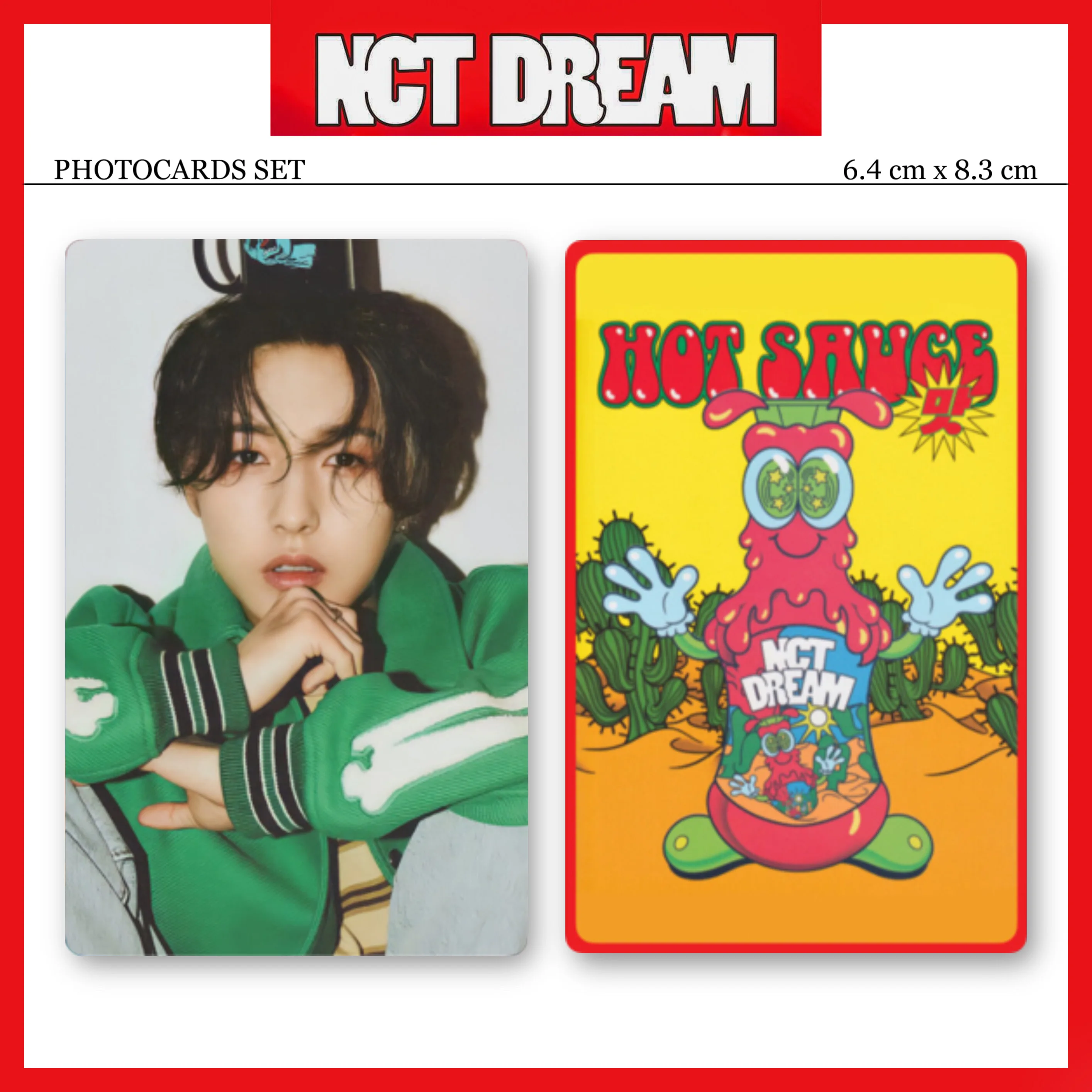 7 шт/комплект Карты закладка K-POP NCT DREAM HOT SAUCE для коллекции