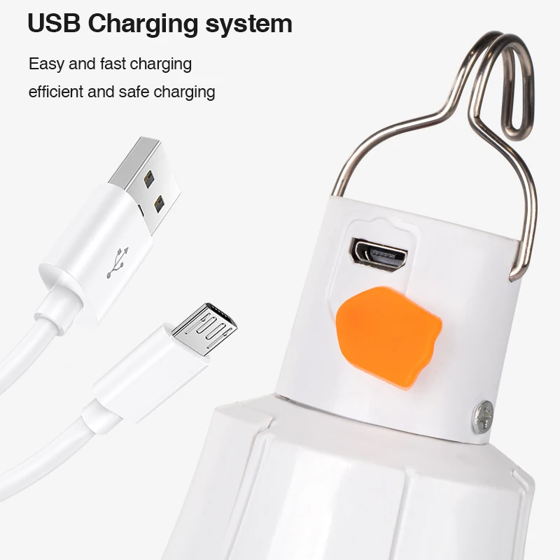 Портативная уличная Светодиодная лампа с зарядкой от USB лампы для домашнего