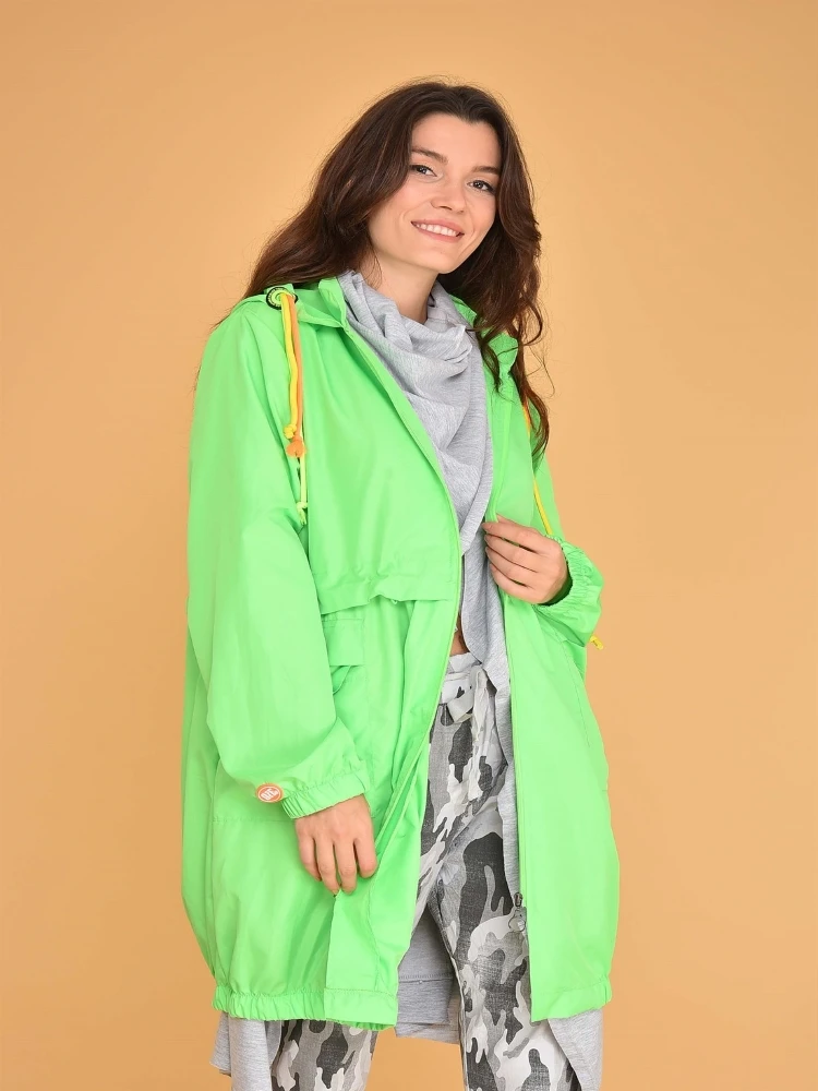 

Stylish Rainbow Raincoat For Women