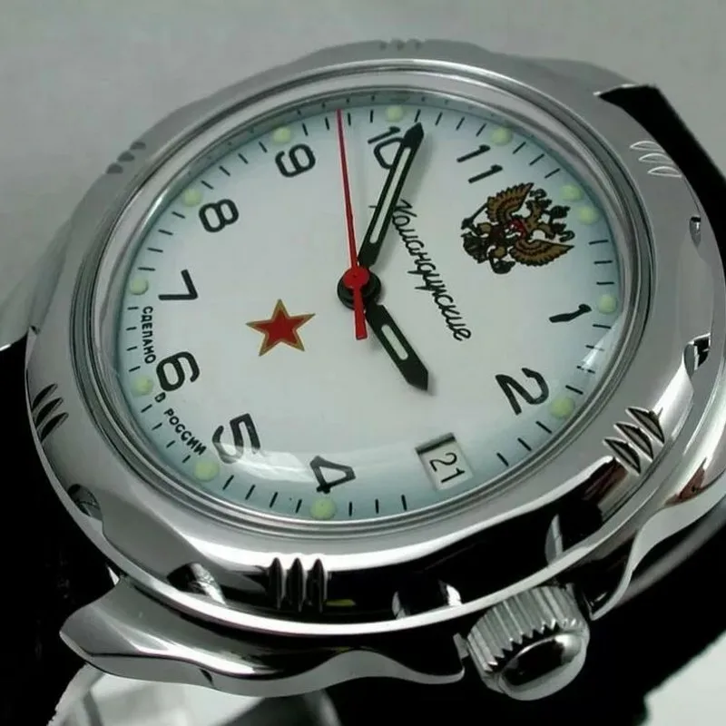 Часы Восток Командирские 211323 звезда символика Армии России общевойсковые -