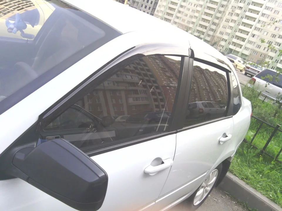 Ветровики для лада гранта 2011 2020 седан универсал лифбек дефлекторы окон дождевики
