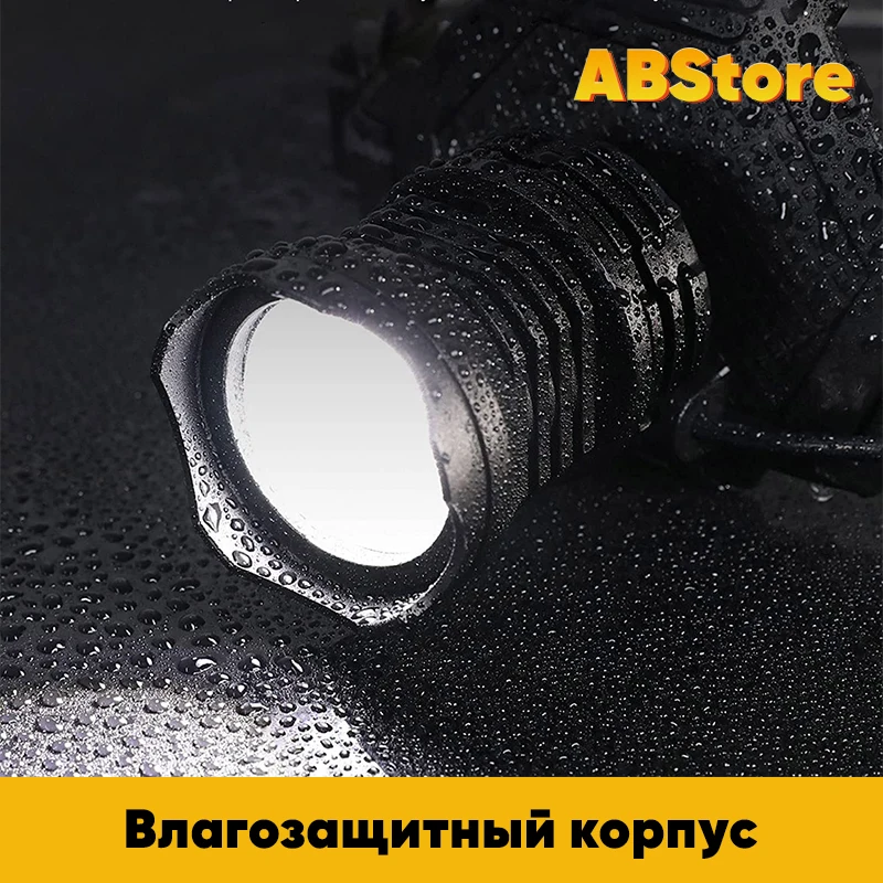 Rechargeable led headlamp bright powerful portable floodlight lamp camping trekking repair batteries flashlight waterproof lantern headlights fishing