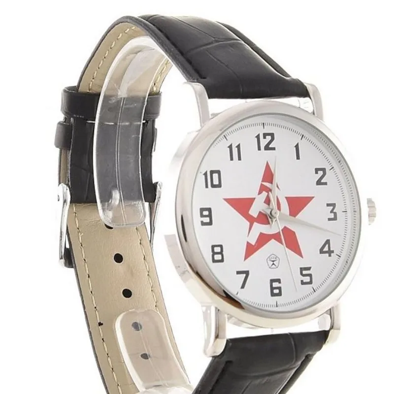 Часы мужские российские Михаил Москвин Mikhail Moskvin 1090A1L9 кварцевые Серп и Молот СССР