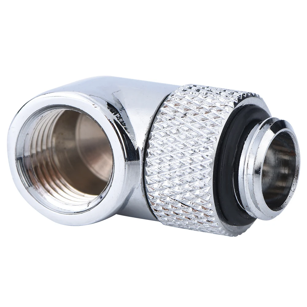 G1/4 поток 90 градусов поворотный шлангов из нержавеющей стали разъем для воды