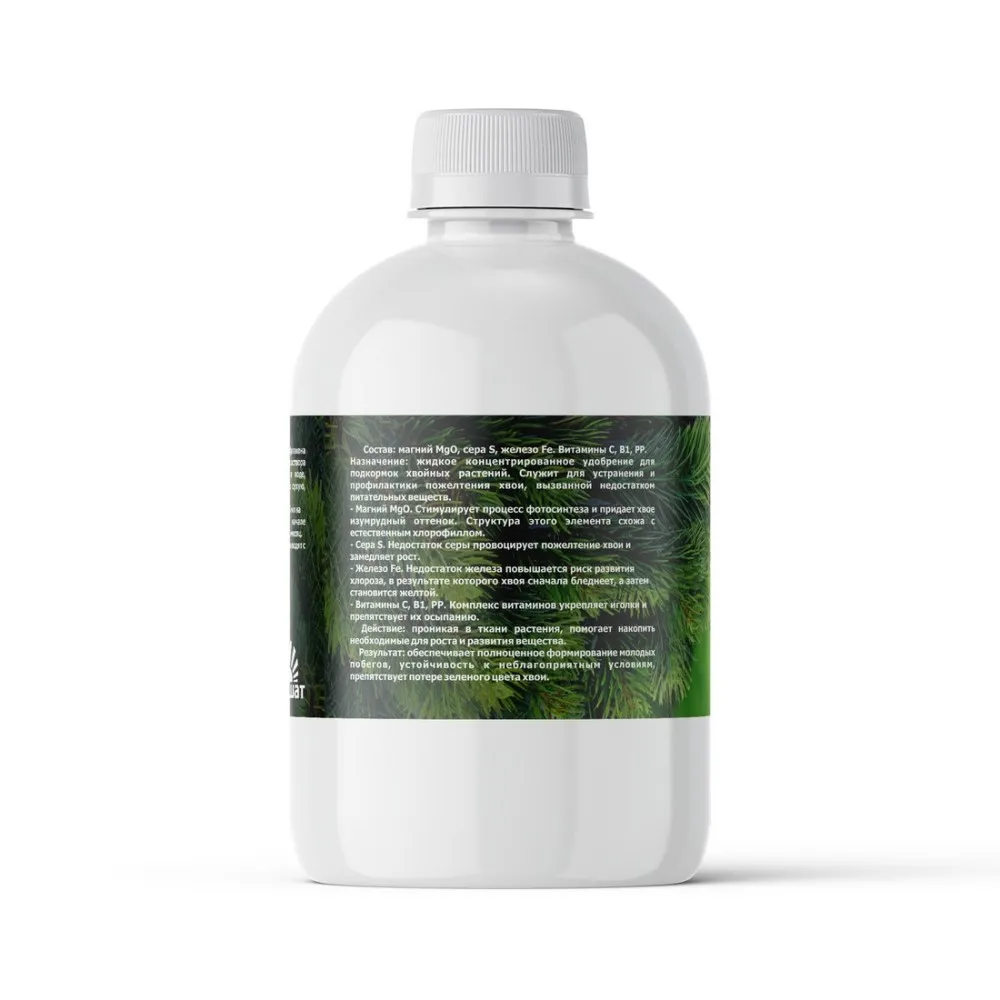 Удобрение Пуршат-М для хвойных и декоративных растений жидкое 0 5 л | Дом сад