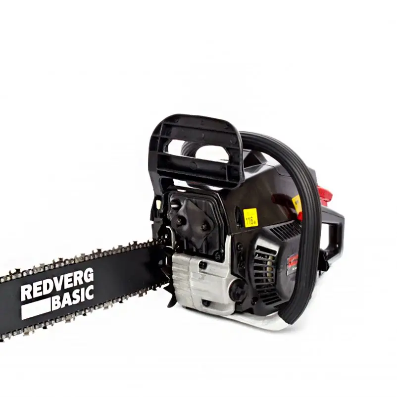 Бензопила RedVerg Basic GC-52 с большим топливным баком и регулировкой подачи цепного