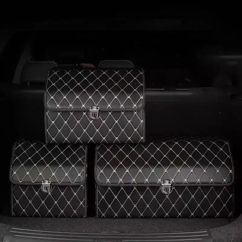 

Car Trunk Organizer, large capacity, multifunctional tool storage bag, cleaning, foldable bag