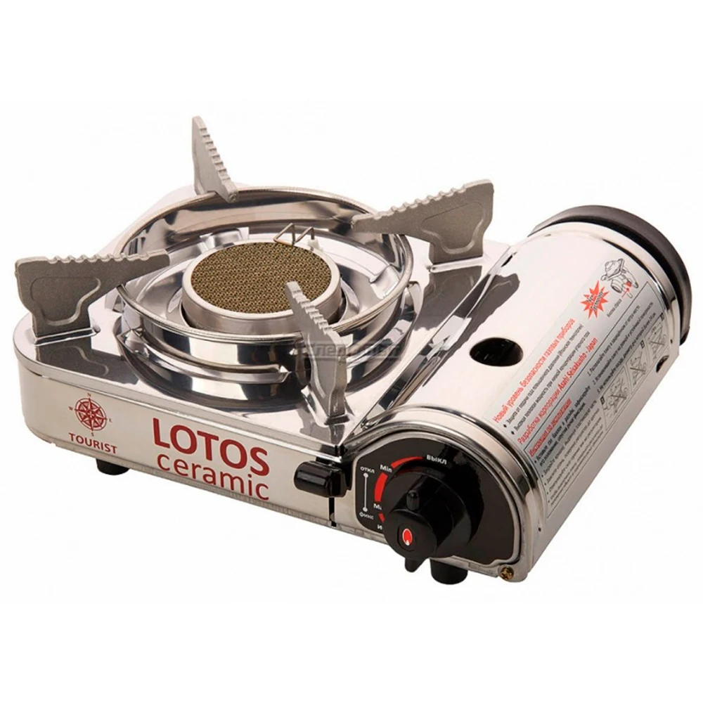 Компактная портативная газовая плита Lotos Ceramic TR-350 | Спорт и развлечения