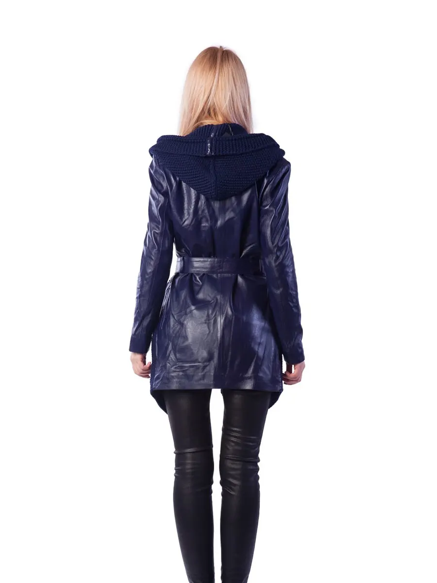 Fashion Knitwear jacket natural jacket real leather jacket warm Jacket 2021 Turkish Moda