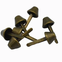 nailhead rivet studs claw spike flat cone iron antique bronze making hardware purse handbag craft bag leather diy accessories