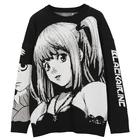 Японская кавайная модель в стиле Харадзюку, унисекс, мультяшный Вязаный Свитер оверсайз, кавайная одежда, свитер в стиле аниме