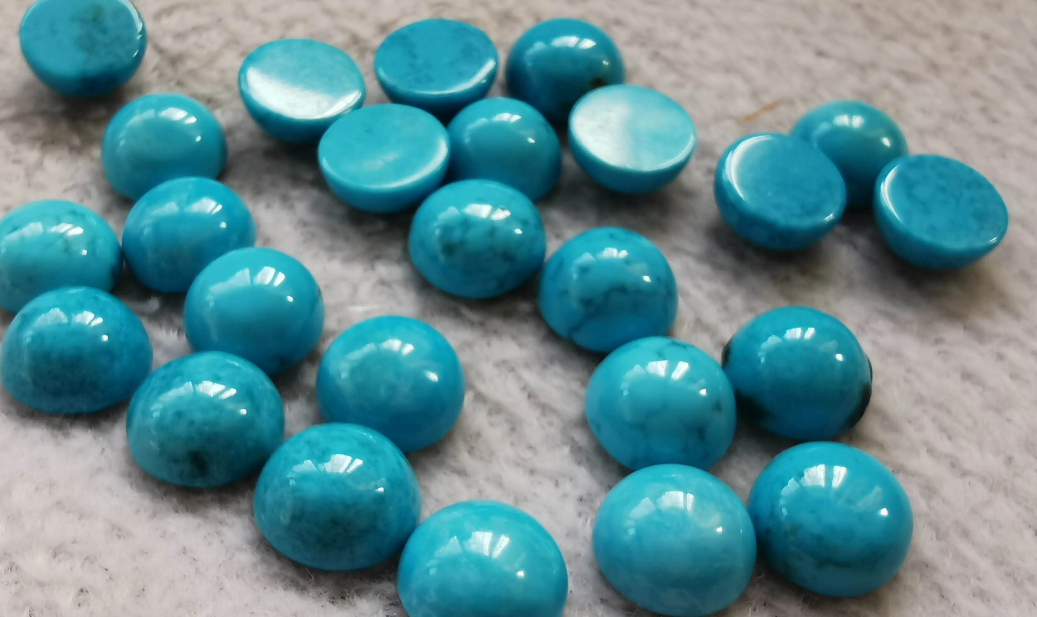Круглые бусины с кабошонами из бирюзового камня 4 мм 6 8 10 12 оптовая продажа 24
