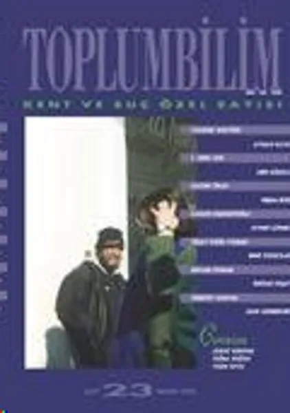Toplumbilim номер: 23 города и таможенный номер tughba Born Levent Konyar yelda Rock Context Publishing