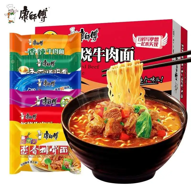 Китайская лапша быстрого приготовления Мастер Конг (Kong Shifu) Ramen 10 шт. x 85 гр. (Китай) |