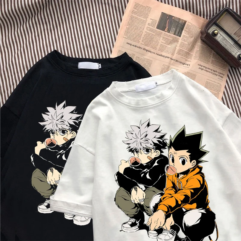 Hunter X Аниме одежда для женщин Графические футболки Готический кавайный Харадзюку
