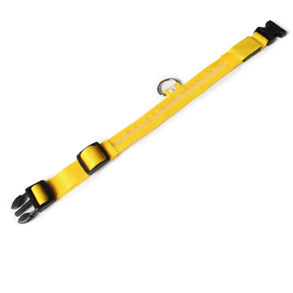 

USB Charging Luminous Dog Collar Night Saftey Avoid Car Accident Reflective In Dark 8 Colors Adjustable Size Dog Cat Pet-Collar