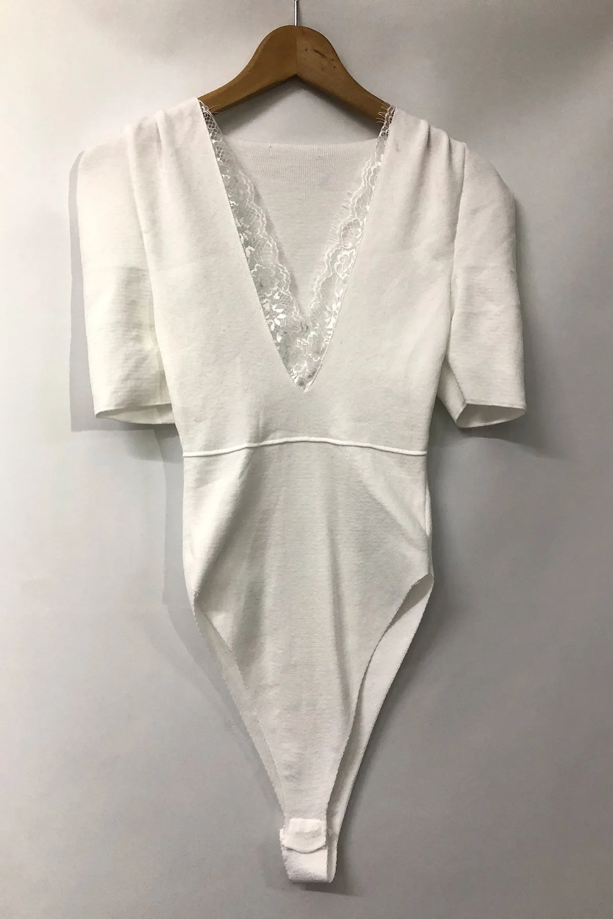 

Kadn 4 renk derin V yaka Bodysuit seksi puf midi kollu tulum kat elastik rahat parti yaz vcut 2021