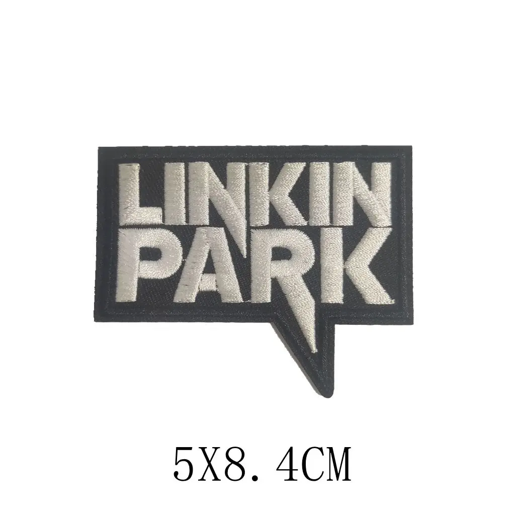 

White LINKIN PARK Heat Labels On Clothes Parches Termoadhesivos Para Ropa Patches For Clothing Iron On Patches Clothing Stickers