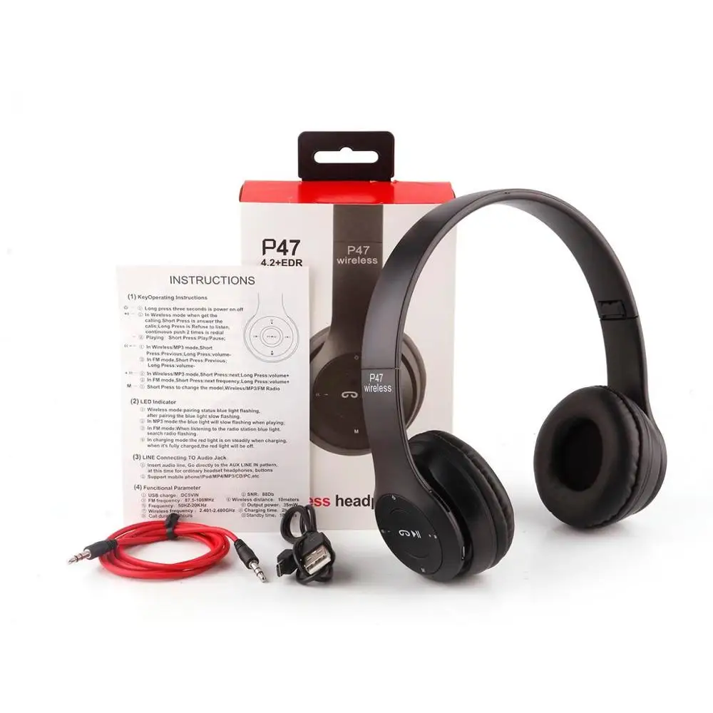 2020 New Design P47 Wireless Bluetooth 