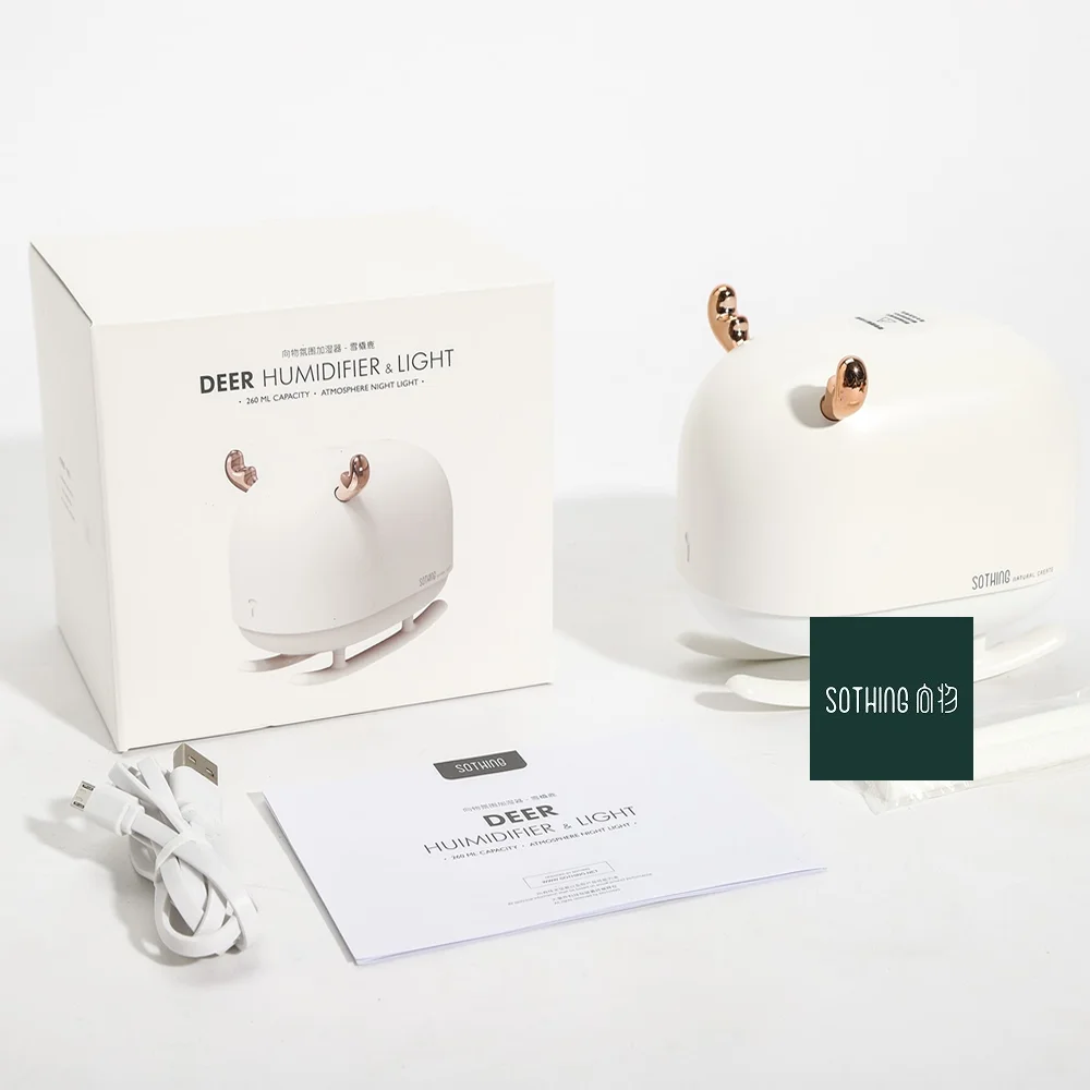 Портативный увлажнитель воздуха Xiaomi Sothing Deer Humidifier Light DSHJ-H-009 | Бытовая техника