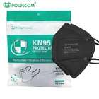 Маска для лица KN95 POWECOM Mascarillas KN95, сертифицированные регулируемые фильтрующие маски KN95, многоразовая маска kn95mask FFP2 Black mondkapje Man маска на рот маски от вирусов маска для лица от вируса