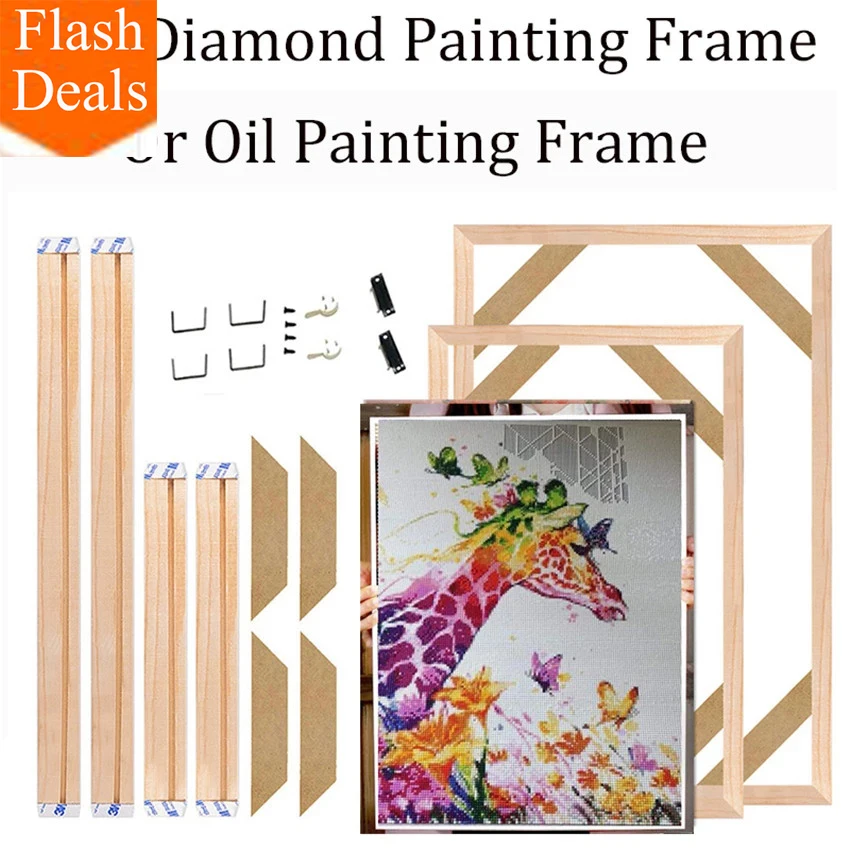 Рамка для алмазной живописи сделай сам деревянные стразы картины вышивки