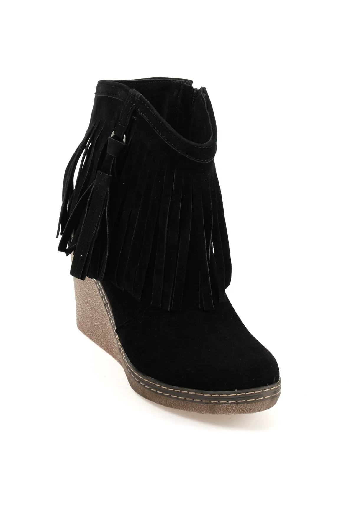 Черные женские ботинки Bambi E0305010872| |