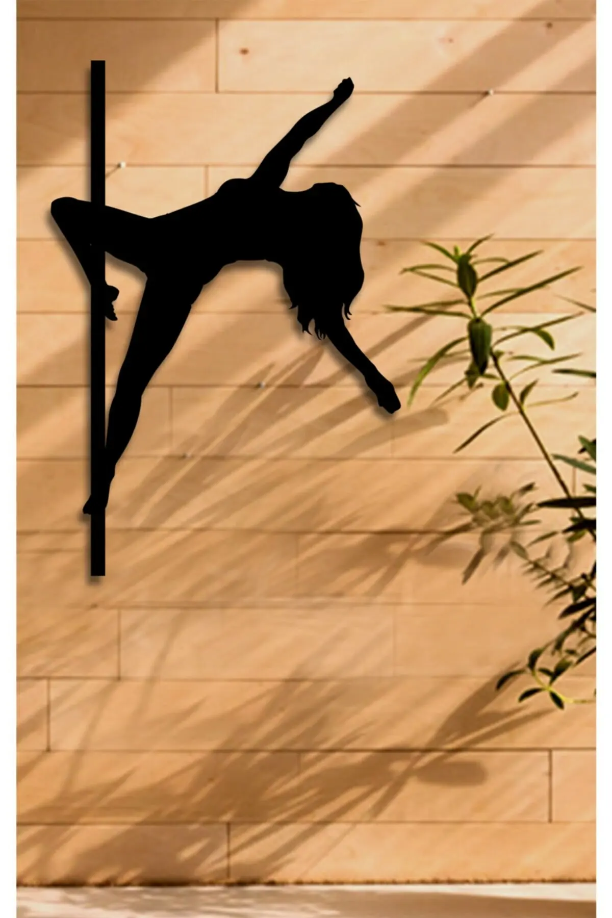 Декор для полярного танца деревянная настенная доска плакат портрет женский