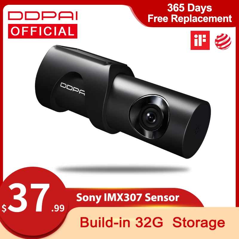 DDPAI Dash Cam Mini One 1080P Full HD DVR автомобиля Камера MiniOne Android Wi Fi автоматического привода