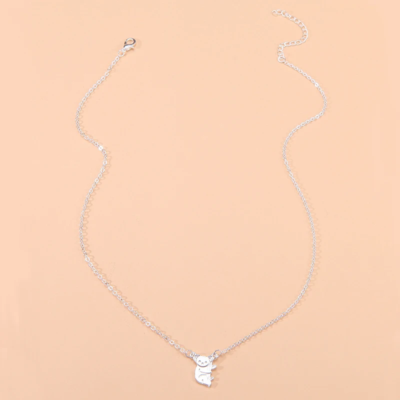 Женское колье с подвеской в виде медведя | Украшения и аксессуары