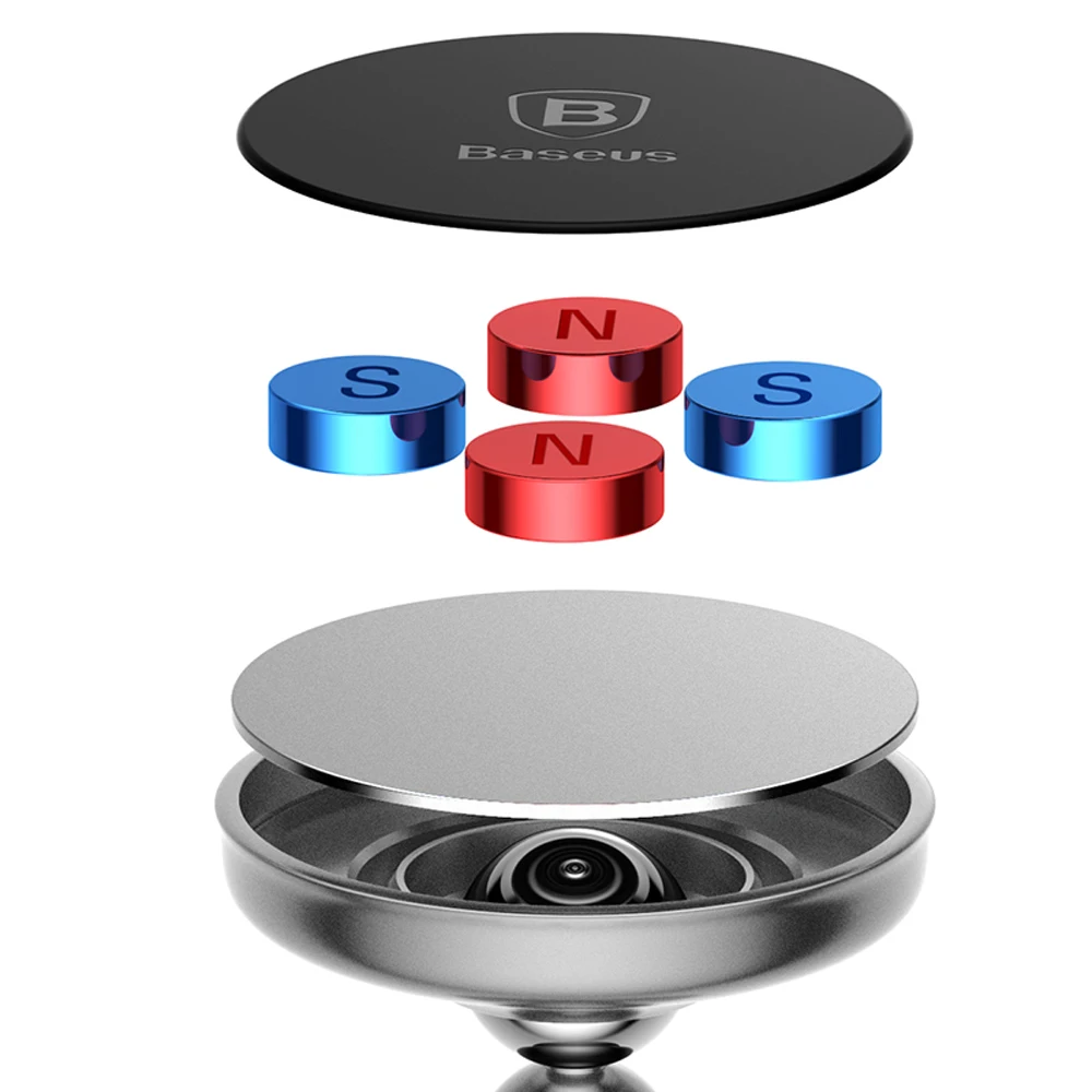 Магнитный автомобильный держатель с вращением Baseus для телефона крепление на