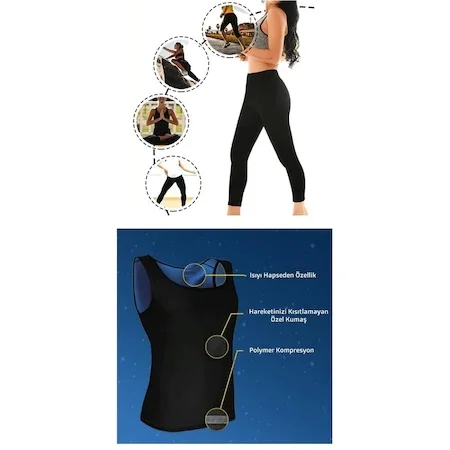 Термолеггинсы для сауны + нижнее белье (XXL) Neotex Terletme Team| |